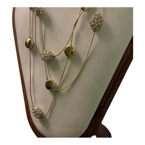 3 layer gold necklace - Picture 3 of 4